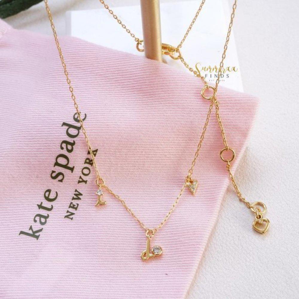 Kate Spade Say Yes I Do Charm Necklace